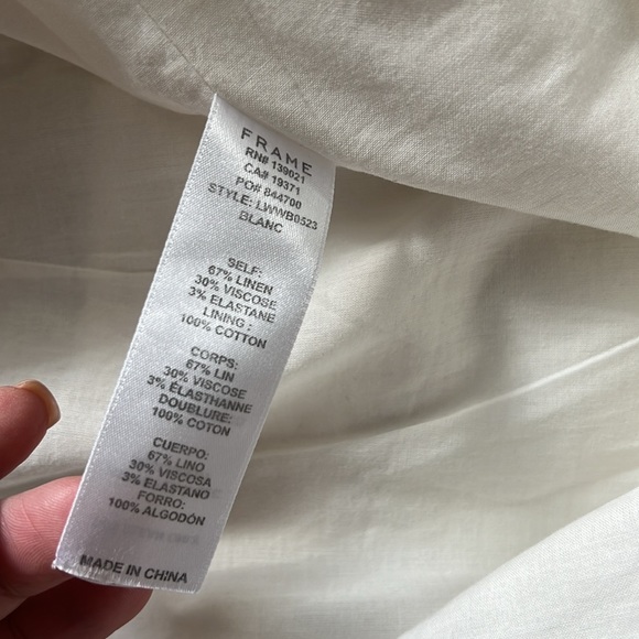 Frame shorts - off white/ivory - Picture 4 of 7